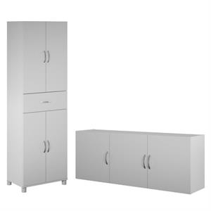 home square 2-piece set with storage cabinet with drawer and 54