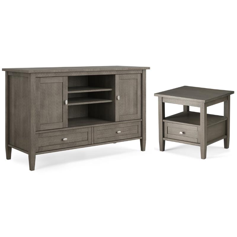 Home Square 2-Piece Set with Wood 20