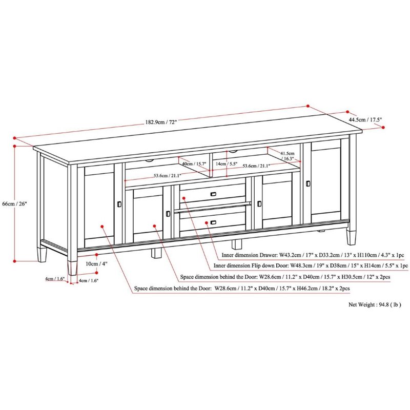Home Square 3-Piece Set with 72