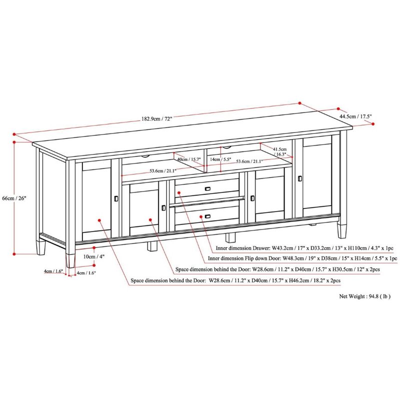 Home Square 3-Piece Set with 72