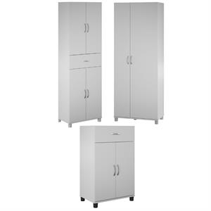 home square 3-piece set with cabinet tall cabinet and 24
