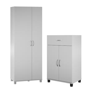 home square 2-piece set with tall storage cabinet and 24