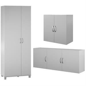 home square 3-piece set with tall storage cabinet and 54