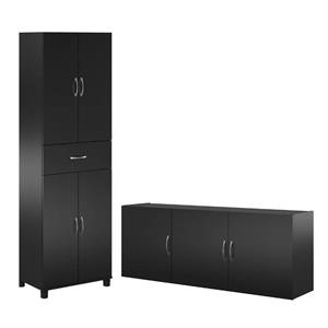 home square 2-piece set with storage cabinet with drawer & 54