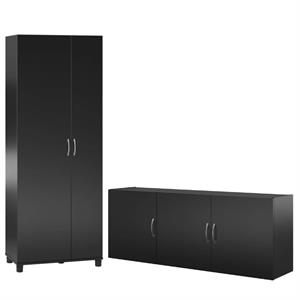 home square 2-piece set with tall storage cabinet & 54