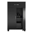 Home Square 3-Piece Set with Storage Cabinet Tall Cabinet 2-Door Storage Cabinet