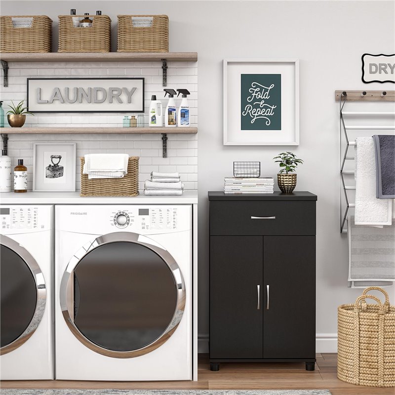 Home Square 2-Piece Set with Cabinet with Drawer 24