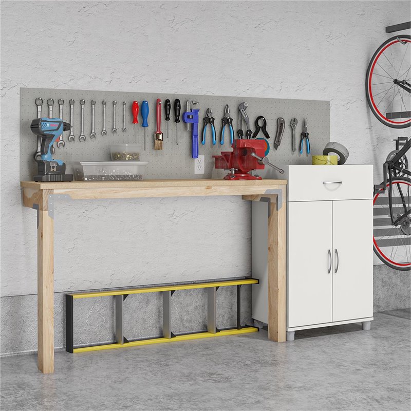 Home Square 2-Piece Set with Cabinet with Drawer and 24