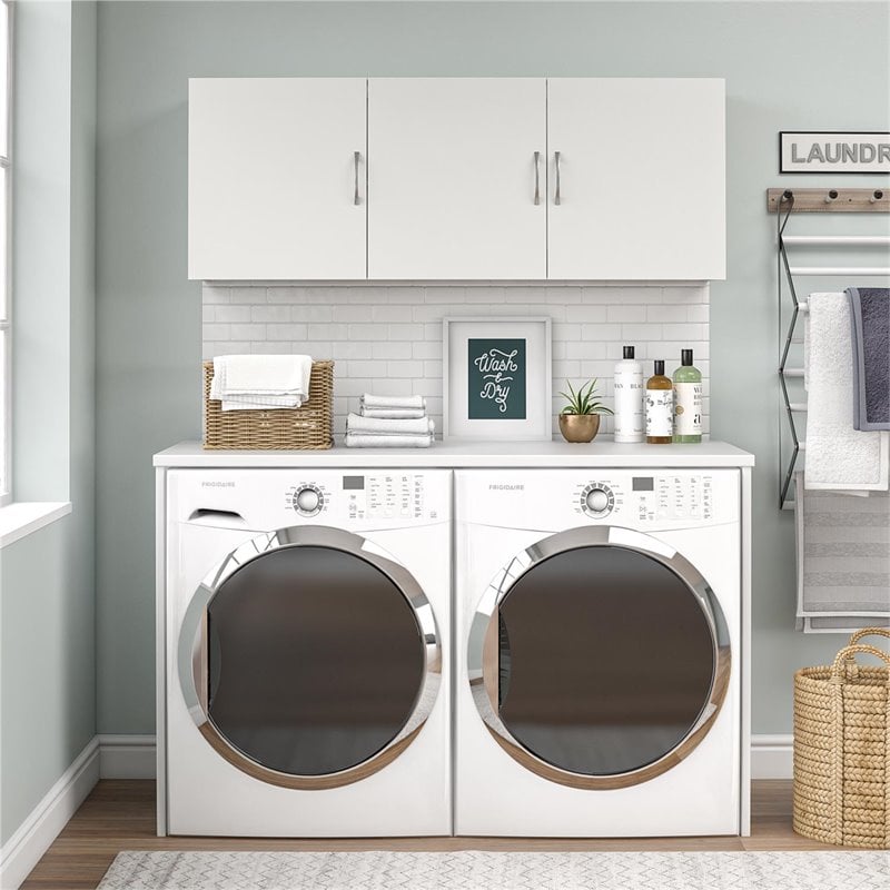 Home Square 3-Piece Set with Storage Cabinet with Drawer 54