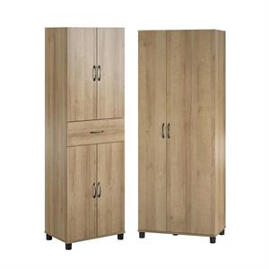 home square 2-piece set with storage cabinet with drawer and tall cabinet