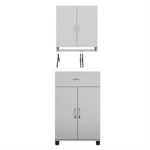 home square 2-piece set with 2-door wall cabinet & 1-drawer base cabinet