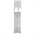 Home Square 2-Piece Set with Storage Cabinet with Drawer & 2-Door Wall Cabinet