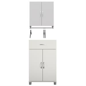 home square 2-piece set with 2-door wall cabinet and 24
