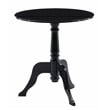 Home Square 2-Piece Furniture Transitional End Table Set in Black