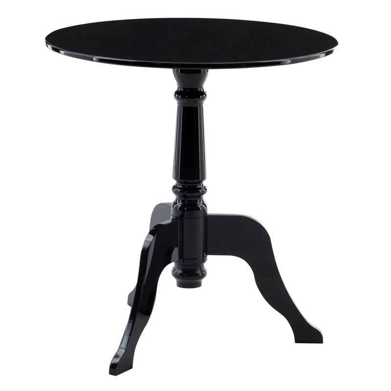 Home Square 2-Piece Furniture Transitional End Table Set in Black