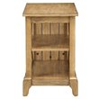 Home Square 2-Piece Furniture Wood Veneer End Table Set in Oak