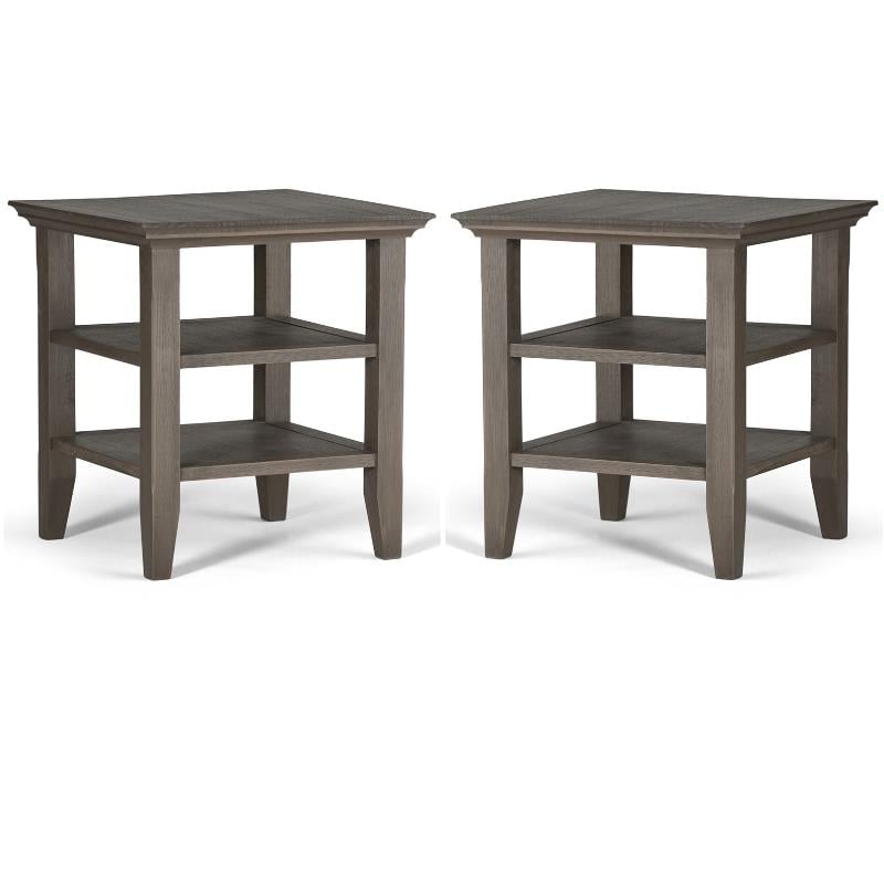 Home Square 2-Piece Wood 19