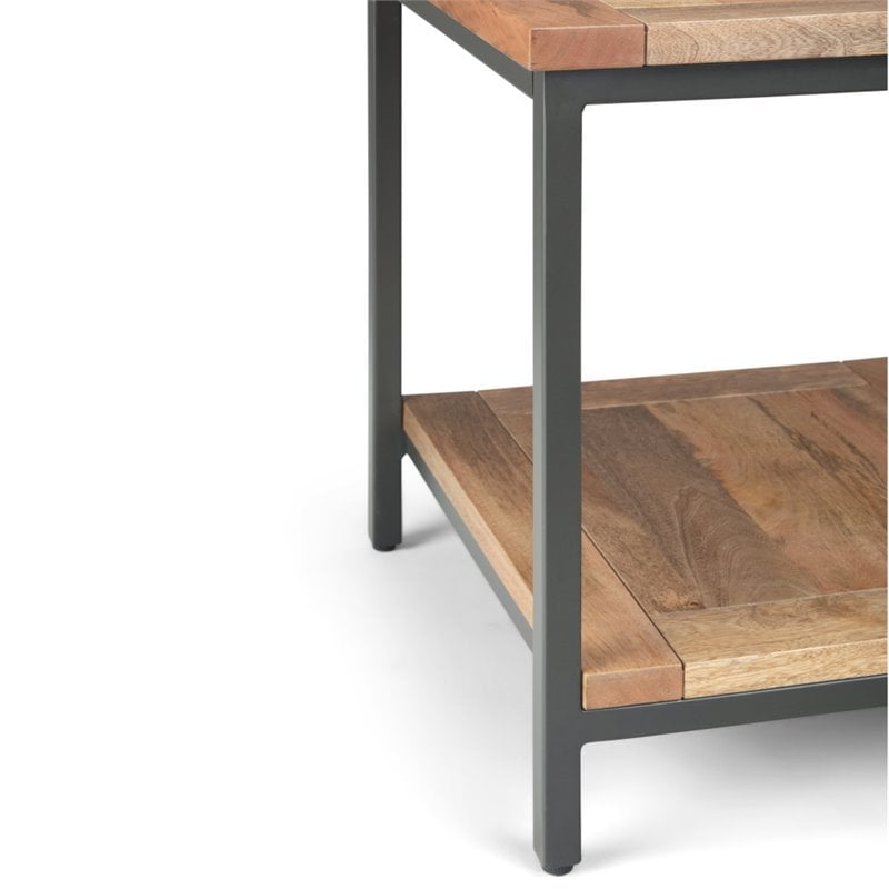 Home Square 2-Piece Wood & Metal 22
