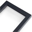 Home Square 2-Piece Modern Solid Wood C-Shape End Table Set in Natural & Black