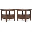 Home Square 2-Piece Wood 20