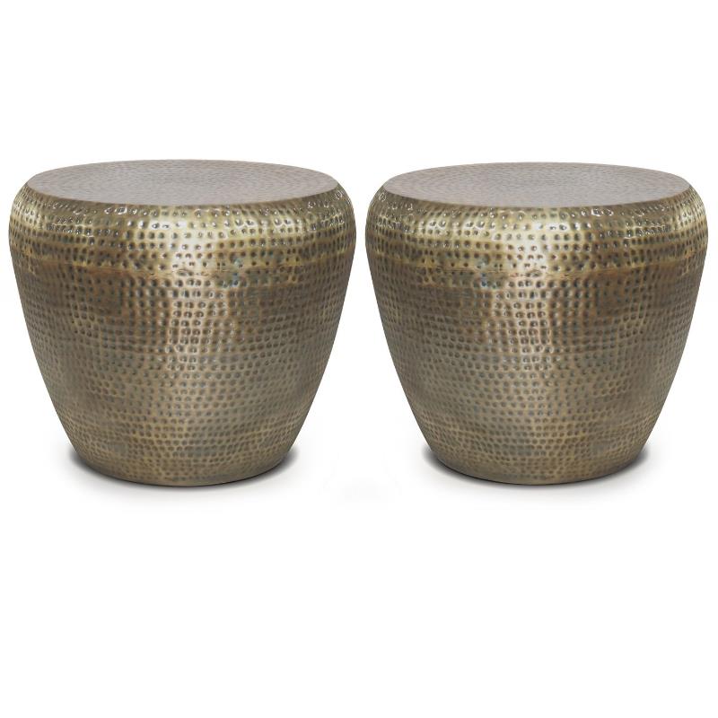 Home Square 2-Piece Modern Industrial 22