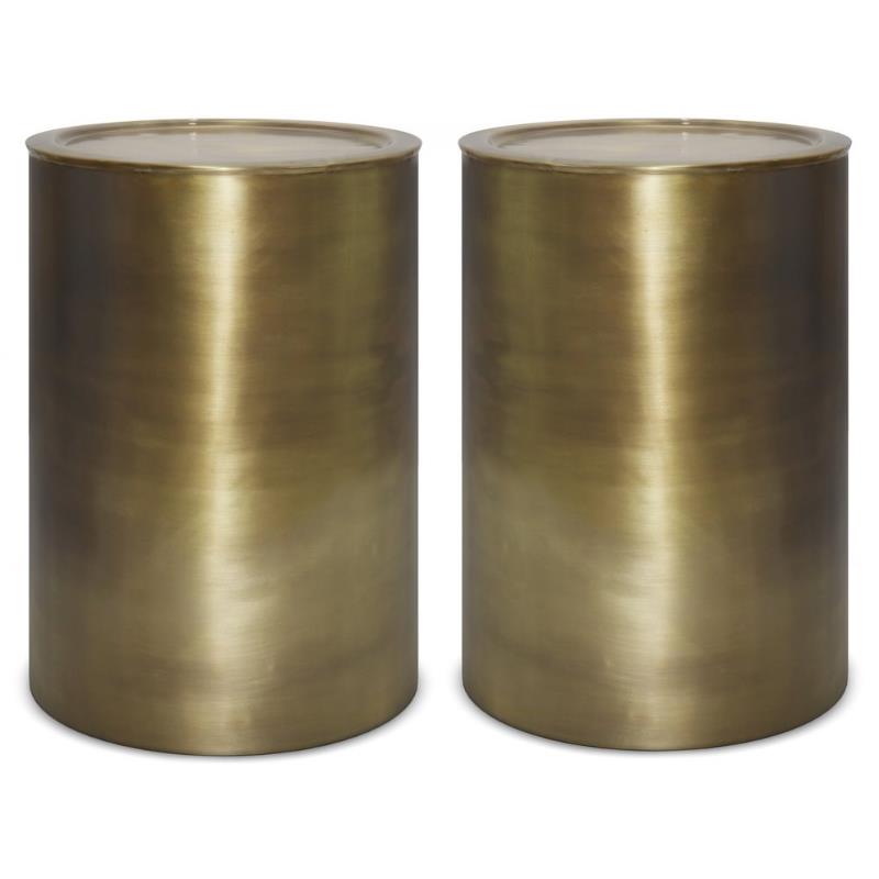 Home Square 2-Piece Industrial 16