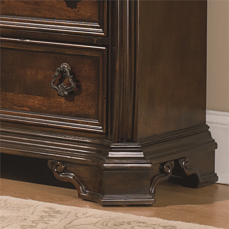 Home Square 2-Piece Set with Night Stand and Queen Sleigh Bed