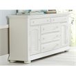 Home Square 2-Piece Set with King Panel Bed and 2-Door 5-Drawer Dresser