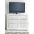 Home Square 2-Piece Set with Summer House King Panel Bed and Media Chest