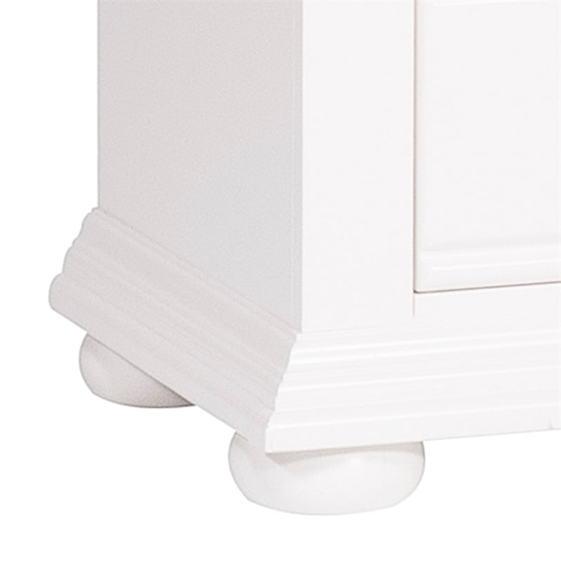Home Square 2-Piece Set with Summer House King Panel Bed and Media Chest