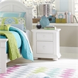 Home Square 2-Piece Set with Summer House King Panel Bed & 2-Drawer Night Stand
