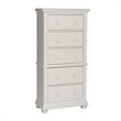 Home Square 2-Piece Set with Summer House Queen Panel Bed and 5-Drawer Chest