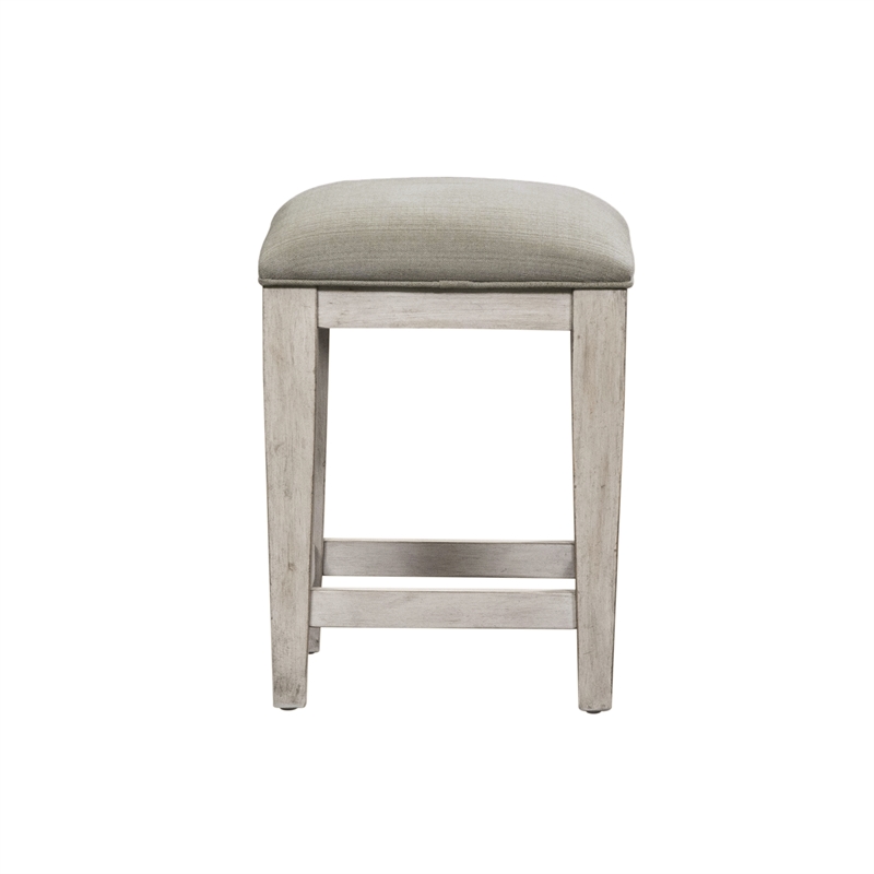 Home Square 2-Piece Furniture Heartland Upholstered Console Stool Set