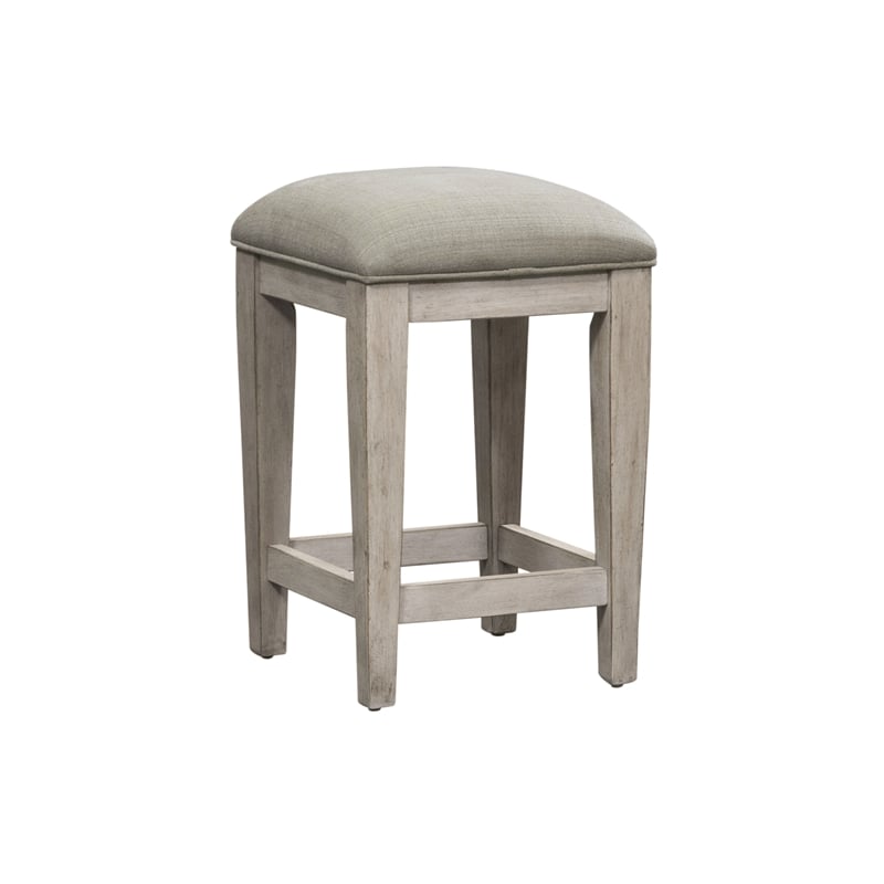 Home Square 2-Piece Furniture Heartland Upholstered Console Stool Set