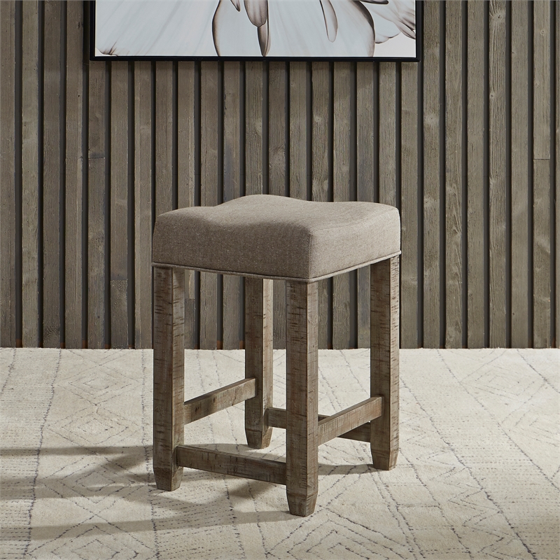 Home Square 2-Piece Furniture Parkland Falls Uph Console Stool Set