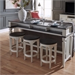 Home Square 3-Piece Furniture Allyson Park Console Stool Set in White
