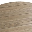 Home Square 2-Piece Furniture Heartland Round Pedestal Chair Side Table Set
