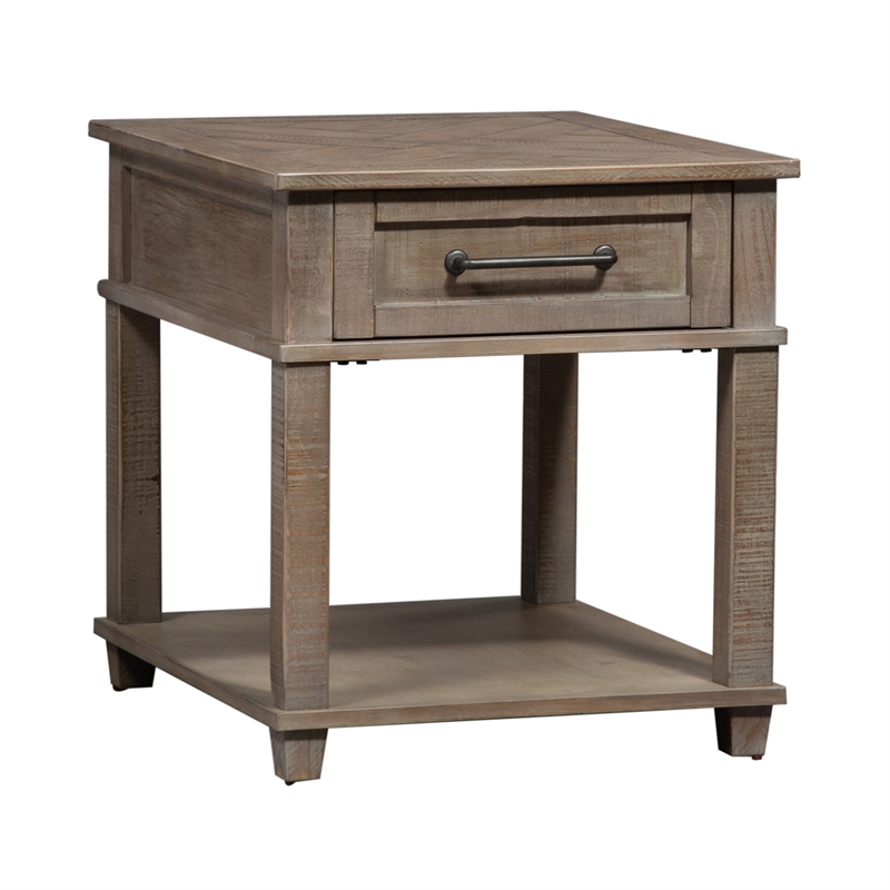 Home Square 2-Piece Furniture Parkland Falls Rectangular End Table Set