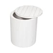 Home Square 2-Piece Furniture Modern Farmhouse Drum End Table Set
