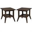 Home Square 2-Piece Furniture Ventura Blvd Rectangular End Table Set
