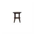 Home Square 2-Piece Furniture Ventura Blvd Round End Table Set in Bronze