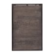 Home Square 2-Piece Furniture Modern View Laptop Table Set in Brown