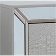 Home Square 3-Piece Set with Queen Panel Bed 5-Drawer Chest & Nightstand
