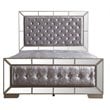 Home Square 3-Piece Set with Queen Panel Bed 5-Drawer Chest & Nightstand