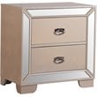 Home Square 2-Piece Set with 5-Drawer Chest & 2-Drawer Nightstand in Pearl