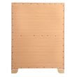 Home Square 2-Piece Set with 5-Drawer Chest & 2-Drawer Nightstand in Pearl