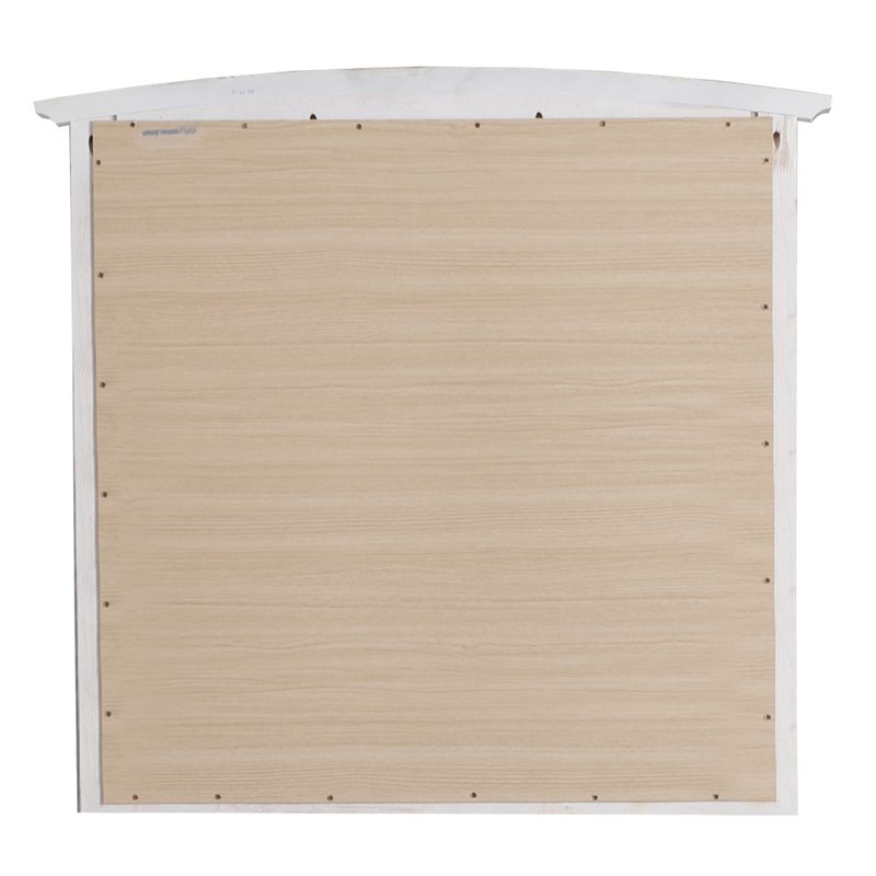 Home Square 2-Piece Set with 8-Drawer Dresser and Mirror in White