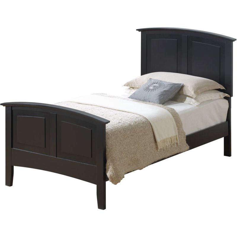 Home Square 3-Piece Set with Twin Bed 5-Drawer Chest and 3-Drawer Nightstand