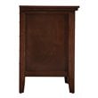 Home Square 2-Piece Set with 8-Drawer Dresser 3-Drawer Nightstand in Cappuccino