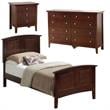 Home Square 3-Piece Set with Twin Bed 8-Drawer Dresser & 3-Drawer Nightstand